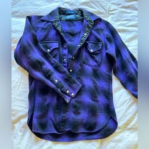 Vintage Pendleton wool flannel - small